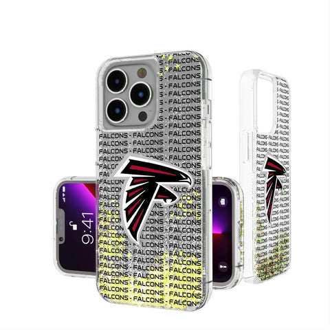 Atlanta Falcons Blackletter Glitter Case-0