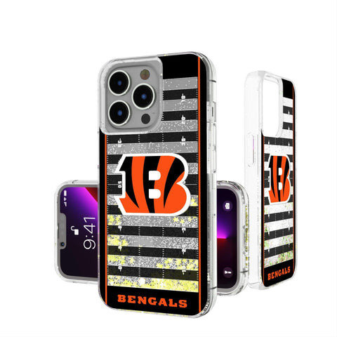Cincinnati Bengals Football Field Glitter Case-0