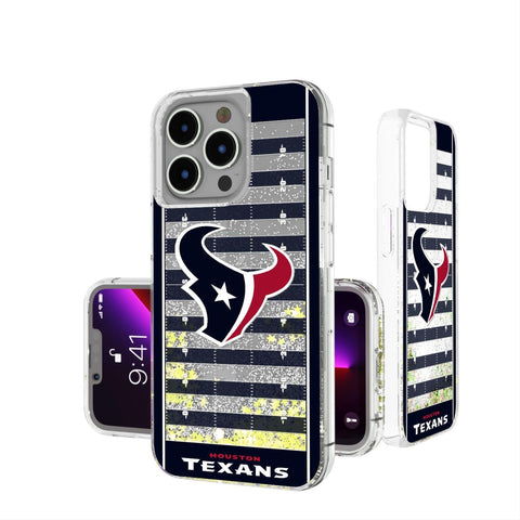 Houston Texans Football Field Glitter Case-0