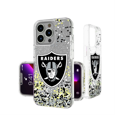 Las Vegas Raiders Confetti Glitter Case