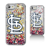 St Louis Cardinals Confetti Gold Glitter Case