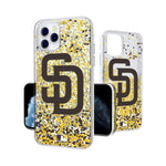 San Diego Padres Confetti Gold Glitter Case