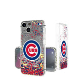 Chicago Cubs Confetti Gold Glitter Case