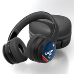 Atlanta Braves Stripe Wireless Over-Ear Bluetooth Headphones
