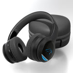 Carolina Panthers Stripe Wireless Over-Ear Bluetooth Headphones-0