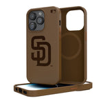 San Diego Padres Woodburned Brown Magnetic Case