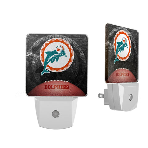 Miami Dolphins 1966-1973 Historic Collection Legendary Night Light 2-Pack-0