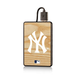New York Yankees Yankees Wood Bat 2200mAh Credit Card Powerbank