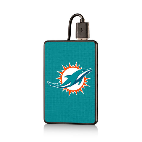 Miami Dolphins Solid 2200mAh Credit Card Powerbank-0