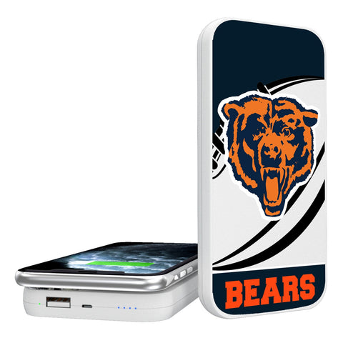Chicago Bears 1946 Historic Collection Passtime 5000mAh Portable Wireless Charger-0