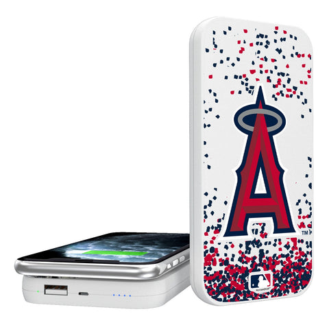 Los Angeles Angels Confetti 5000mAh Portable Wireless Charger