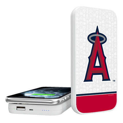 Los Angeles Angels Memories 5000mAh Portable Wireless Charger