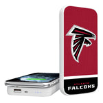 Atlanta Falcons Solid Wordmark 5000mAh Portable Wireless Charger-0