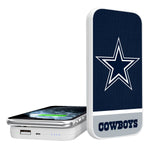 Dallas Cowboys Solid Wordmark 5000mAh Portable Wireless Charger-0