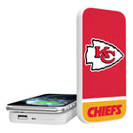 Kansas City Chiefs Solid Wordmark 5000mAh Portable Wireless Charger-0
