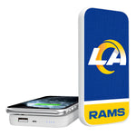 Los Angeles Rams Solid Wordmark 5000mAh Portable Wireless Charger-0