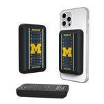 Michigan Wolverines Football Field Wireless Mag Power Bank-0