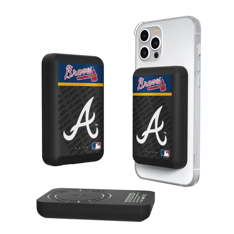 Atlanta Braves Endzone Plus 5000mAh Magnetic Wireless Charger