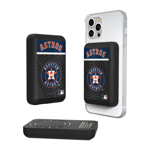 Houston Astros Endzone Plus 5000mAh Magnetic Wireless Charger