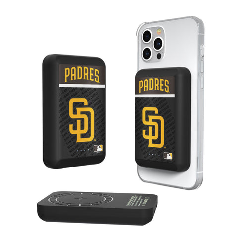 San Diego Padres Endzone Plus 5000mAh Magnetic Wireless Charger