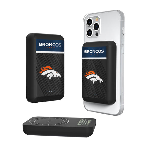Denver Broncos Endzone Plus 5000mAh Magnetic Wireless Charger-0