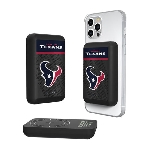 Houston Texans Endzone Plus 5000mAh Magnetic Wireless Charger-0