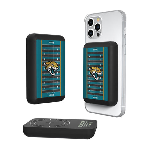Jacksonville Jaguars Football Field 5000mAh Magnetic Wireless Charger-0
