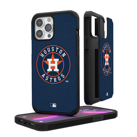 Houston Astros Solid Rugged Case
