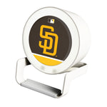 San Diego Padres Solid Wordmark Night Light Charger and Bluetooth Speaker