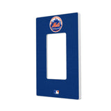 New York Mets Solid Hidden-Screw Light Switch Plate
