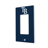 Tampa Bay Rays Solid Hidden-Screw Light Switch Plate