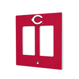 Cincinnati Reds Solid Hidden-Screw Light Switch Plate