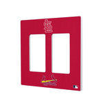 St Louis Cardinals Solid Hidden-Screw Light Switch Plate
