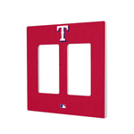 Texas Rangers Solid Hidden-Screw Light Switch Plate