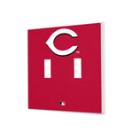 Cincinnati Reds Solid Hidden-Screw Light Switch Plate