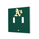 Oakland Athletics Solid Hidden-Screw Light Switch Plate