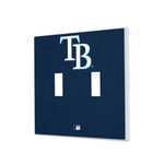 Tampa Bay Rays Solid Hidden-Screw Light Switch Plate