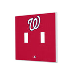 Washington Nationals Solid Hidden-Screw Light Switch Plate