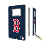 Boston Red Sox Red Sox Solid Credit Card USB Drive with Bottle Opener 16GB