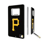 Pittsburgh Pirates Pirates Solid Credit Card USB Drive with Bottle Opener 16GB
