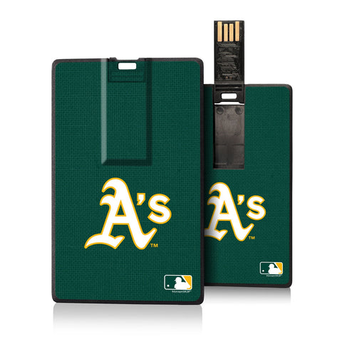 Oakland Athletics Athletics Solid Credit Card USB Drive 16GB