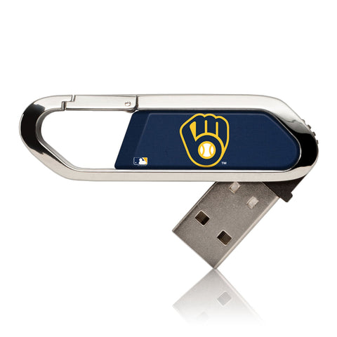 Milwaukee Brewers Solid USB 16GB Clip Style Flash Drive
