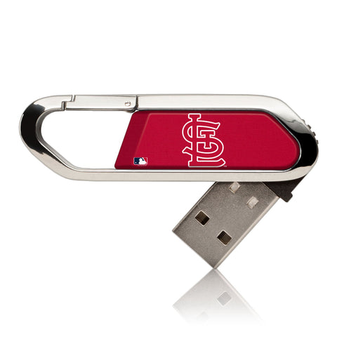St Louis Cardinals Solid USB 16GB Clip Style Flash Drive