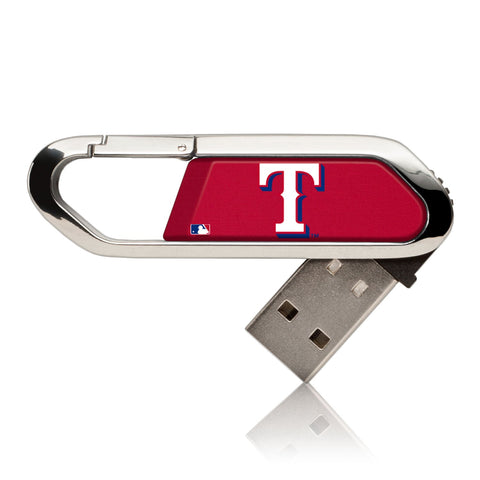 Texas Rangers Solid USB 32GB Clip Style Flash Drive