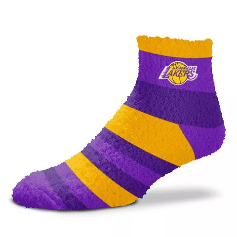 Los Angeles Lakers Women's Rainbow II Soft Fuzzy Socks