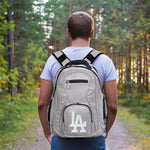 Los Angeles Dodgers Laptop Backpack Gray