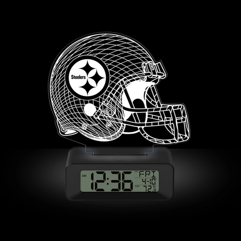 Pittsburgh Steelers LED Desk Clock