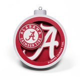 Alabama Crimson Tide 3D Logo Series Ornament
