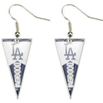 Los Angeles Dodgers Pennant Earrings