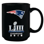 New England Patriots Super Bowl LIII Champions 15oz. Full Wrap Art Mug